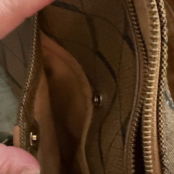 Dooney & Bourke Tan and Black Crossbody Bag - Picture 5 of 6